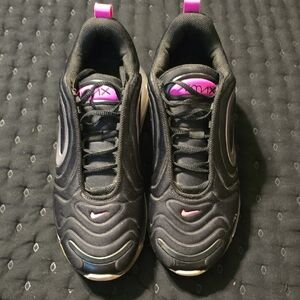 Nike Air Max 720 Black with Pink Highlights